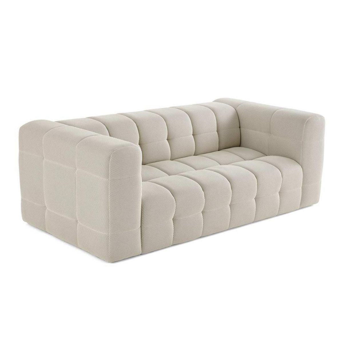 LISA DESIGN Suzano - canapé 3 places - en tissu mailles 3d