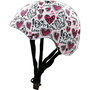 Voir la diapositive 2 : Kiddimoto Casque de vélo - blanc coeur rose