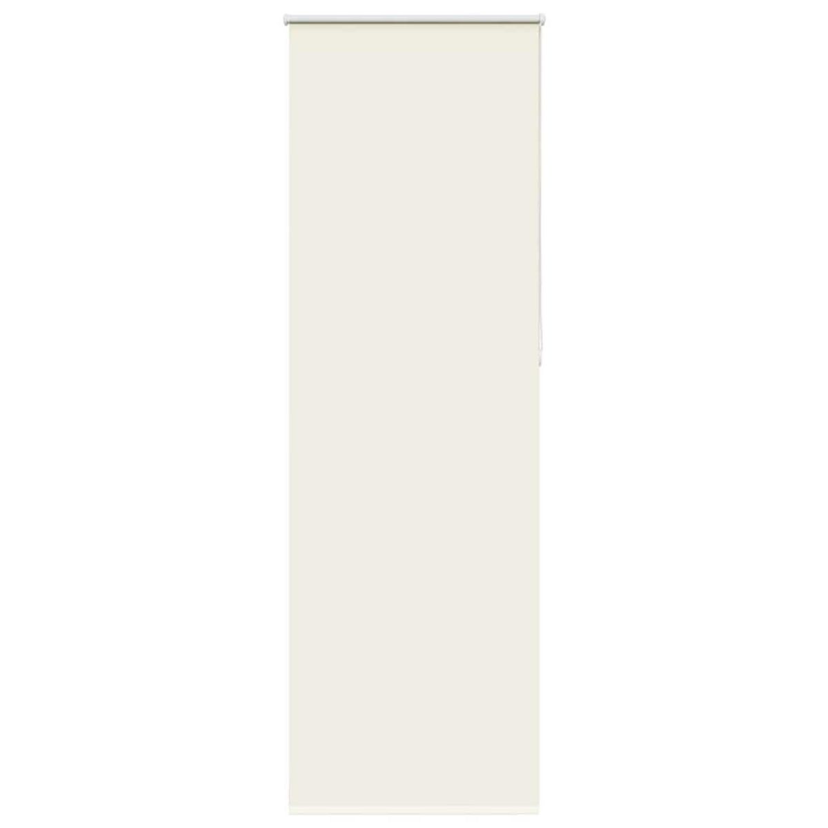 VIDAXL Store enrouleur occultant blanc casse 80x230cm largeur du tissu