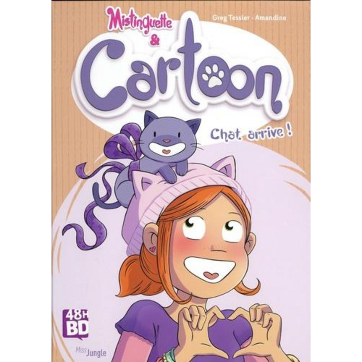 MISTINGUETTE & CARTOON TOME 1 : CHAT ARRIVE ! 48H DE LA BD 2024, EDITION LIMITEE, Tessier Greg