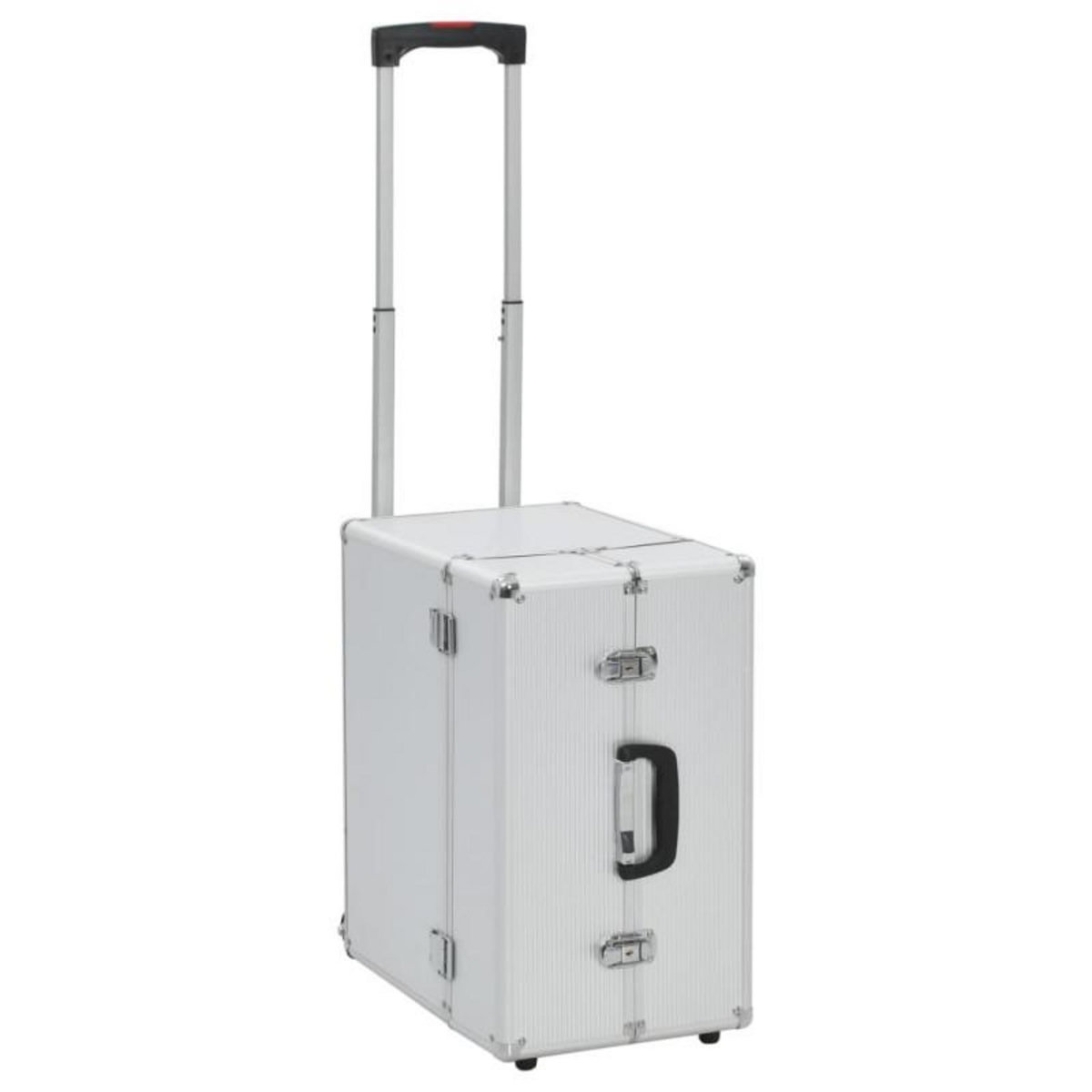 VIDAXL Valise de pilote 47 x 39 x 27 cm Argenté Aluminium