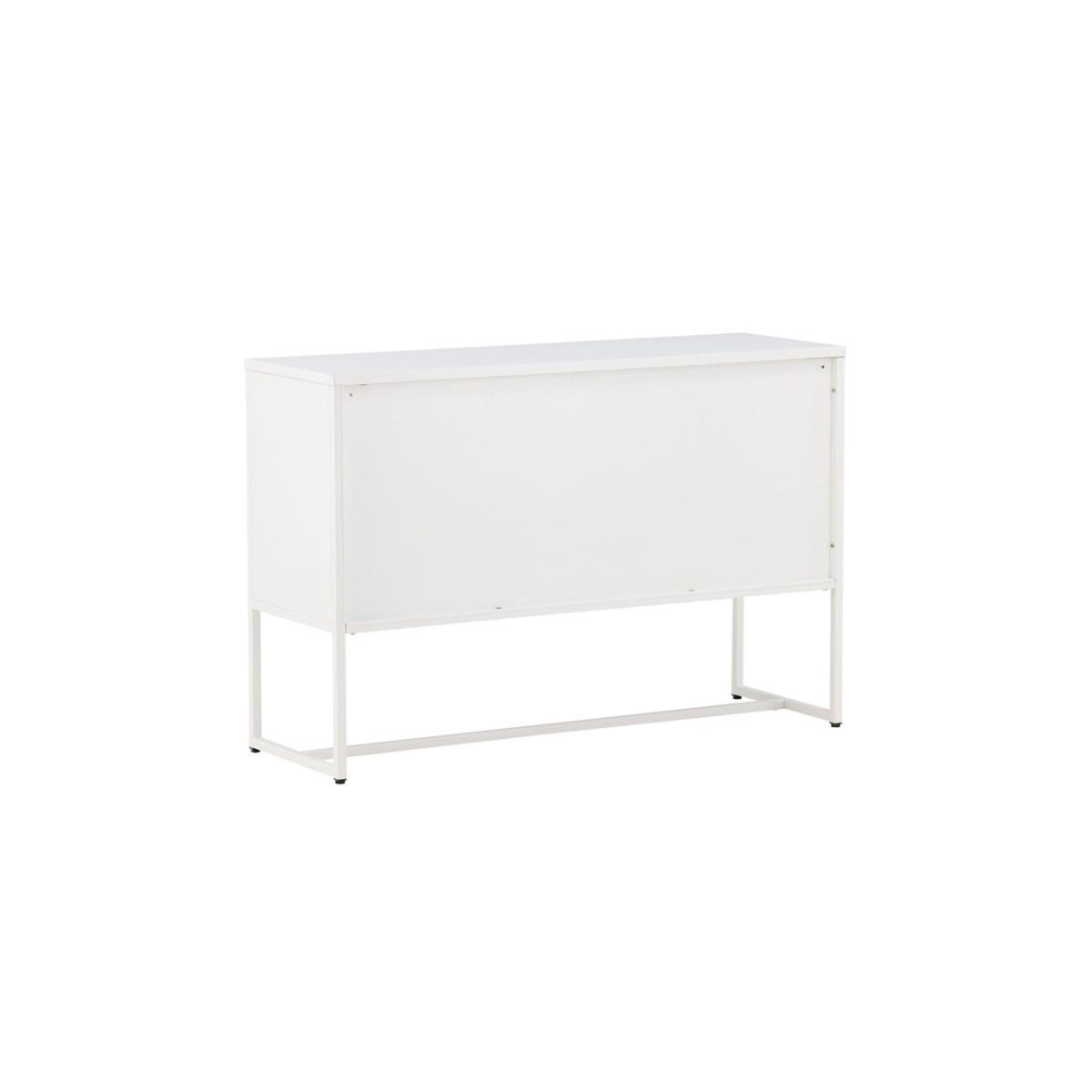 Paris Prix Bahut 3 Portes Métal  Malla  120cm Blanc