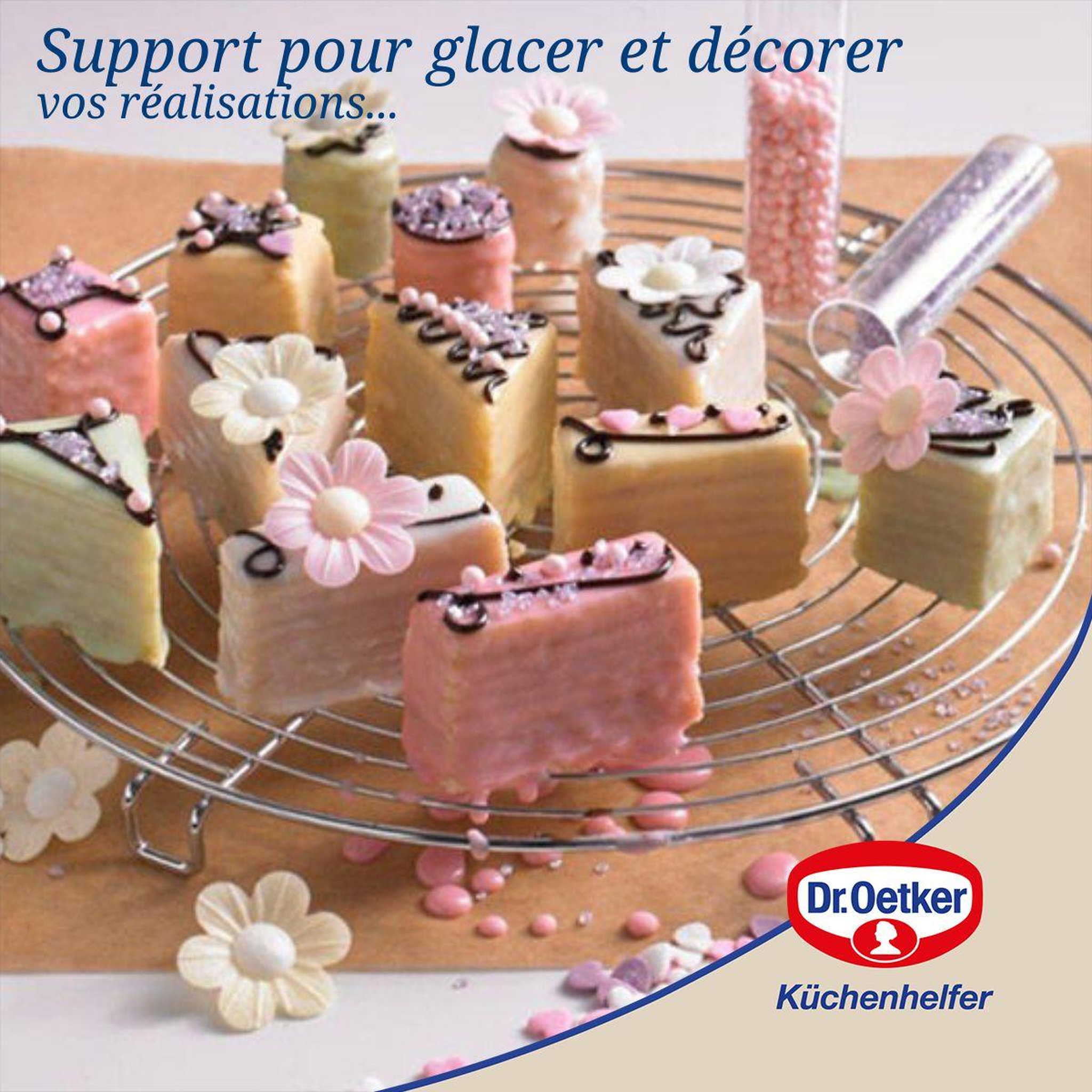Voir la diapositive 5 : DR.OETKER Grille de refroidissement pour gâteaux 32 cm Dr Oetker Divers