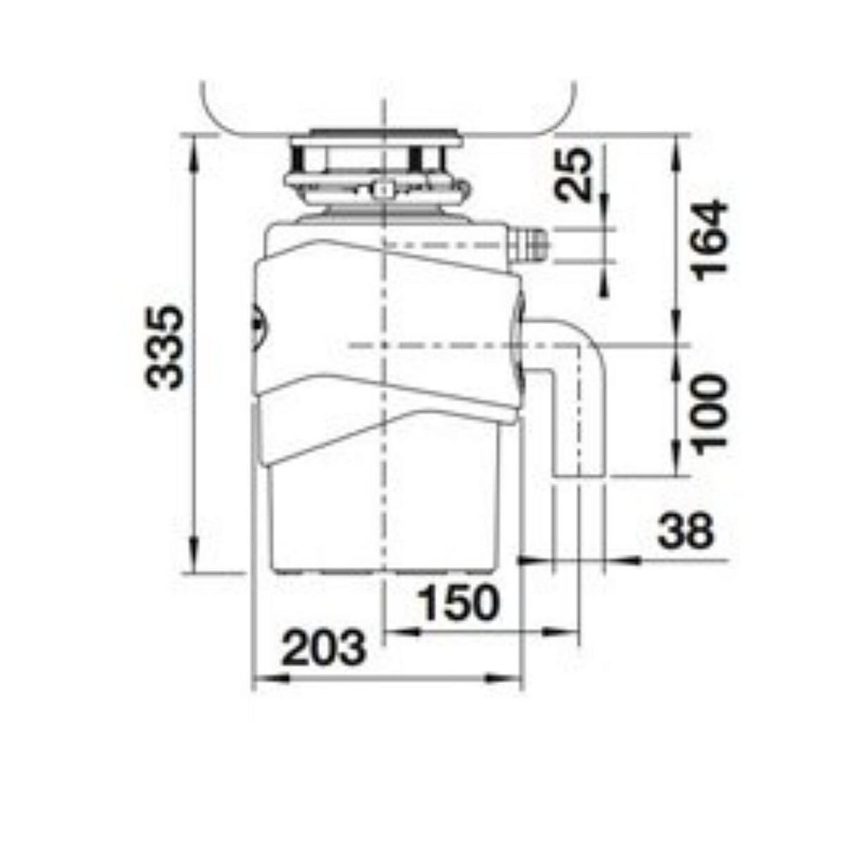 Blanco Broyeur medium - 526647