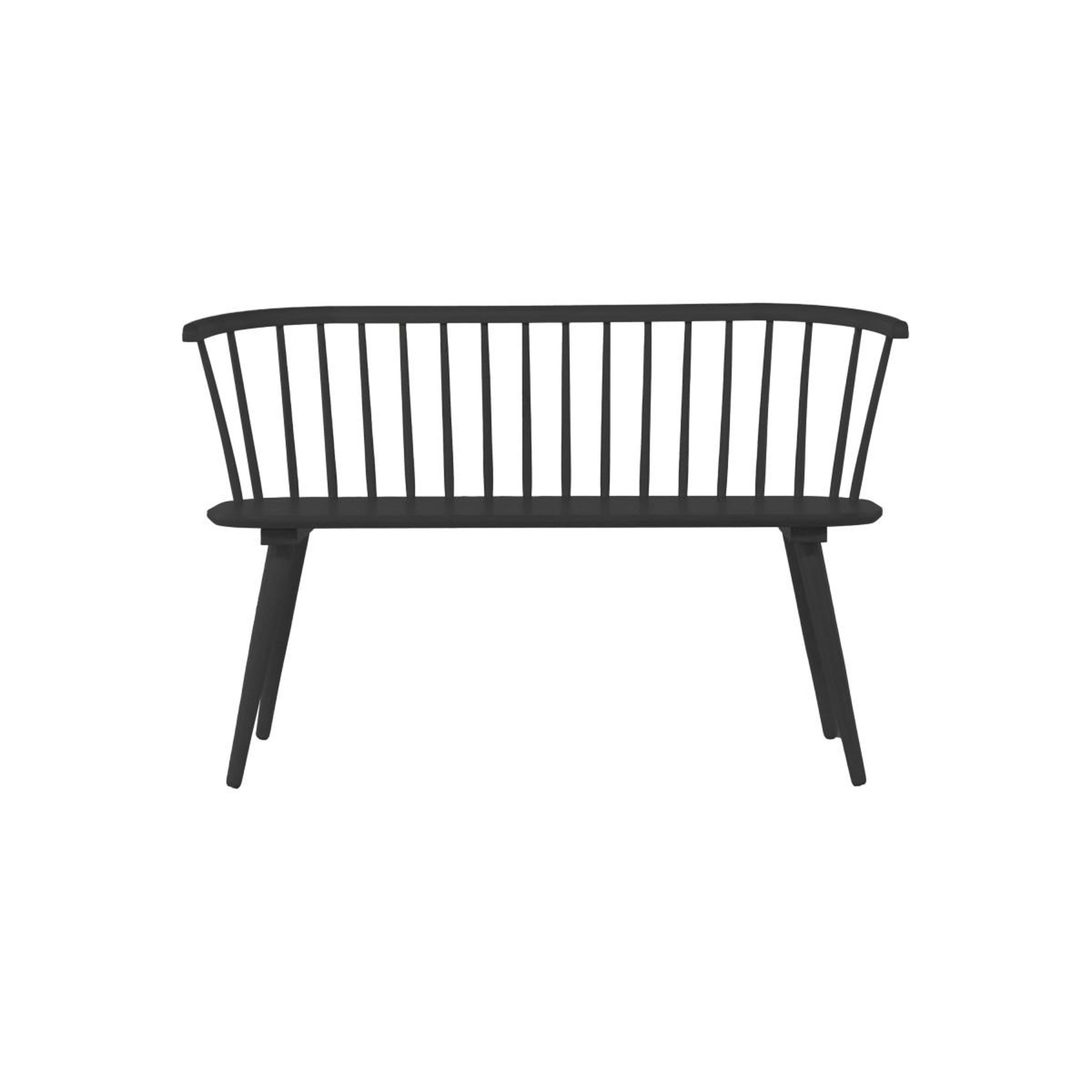 Voir la diapositive 3 : Paris Prix Banc design en bois  bobby  120cm noir