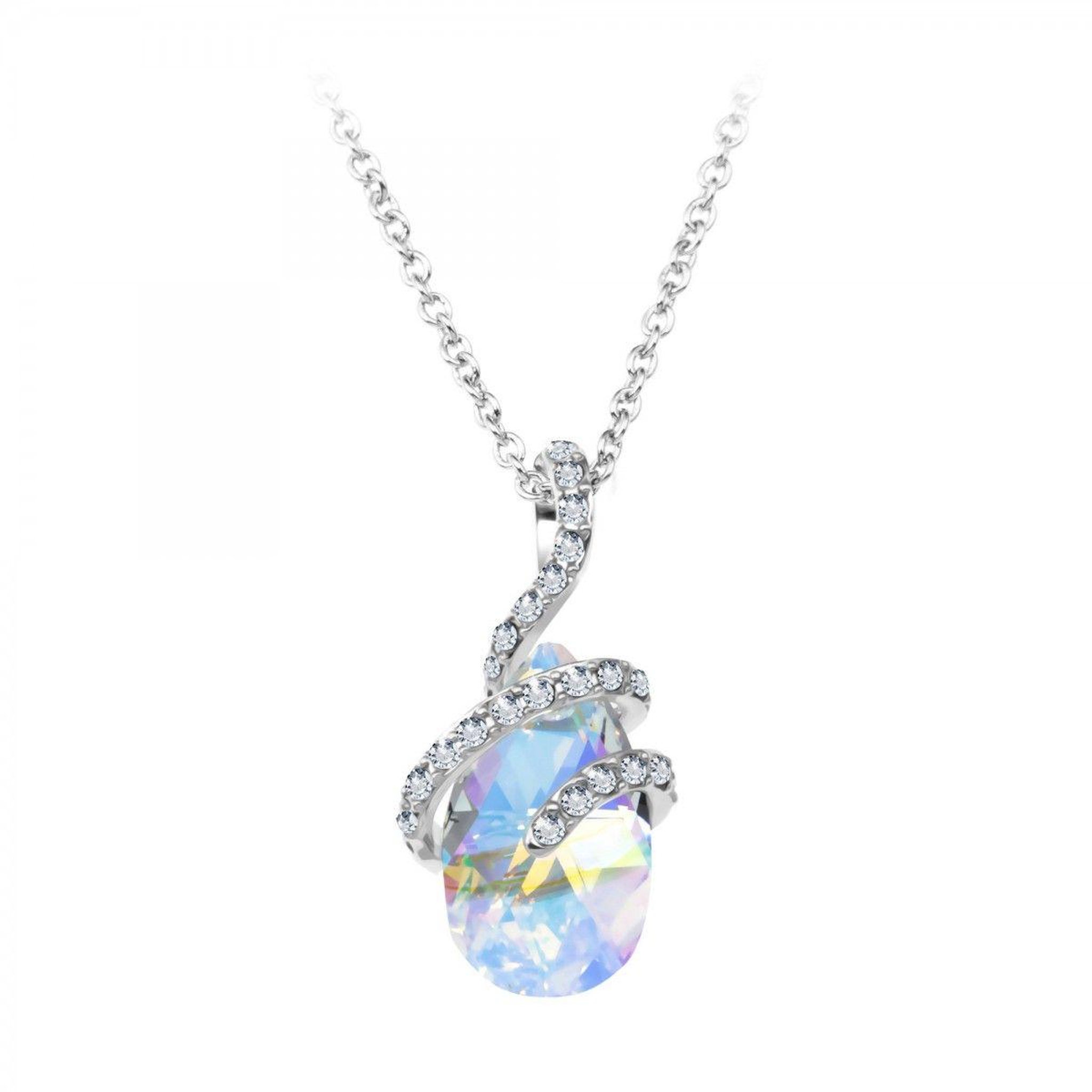 SC CRYSTAL Collier SC Crystal orné de Cristaux scintillants