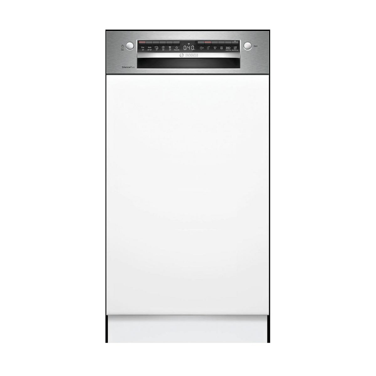BOSCH Lave-vaisselle 45cm 44db intégrable ave bandeau inox - SPI4HMS13E