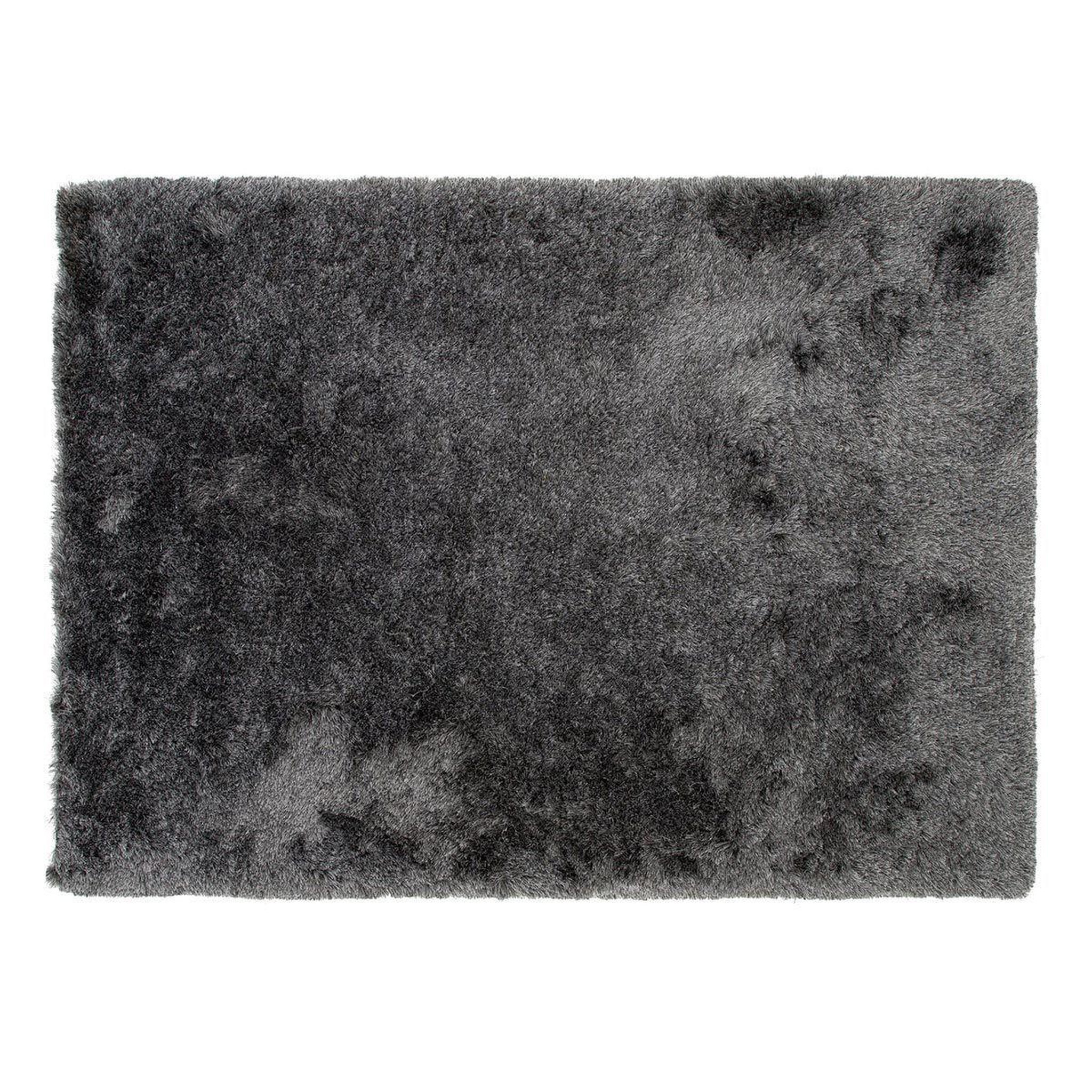 Paris Prix Tapis déco shaggy  shiva  201x302cm gris