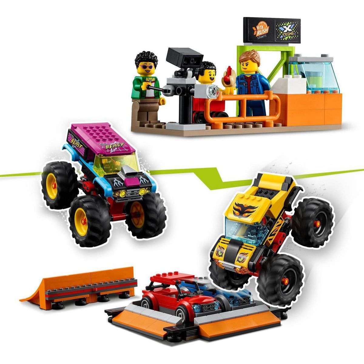 LEGO City Stuntz 60295 L'arène de spectacle des cascadeurs