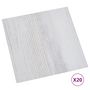 Voir la diapositive 2 : VIDAXL Dalles de plancher autoadhesives 20 pcs PVC 1,86 m² gris clair