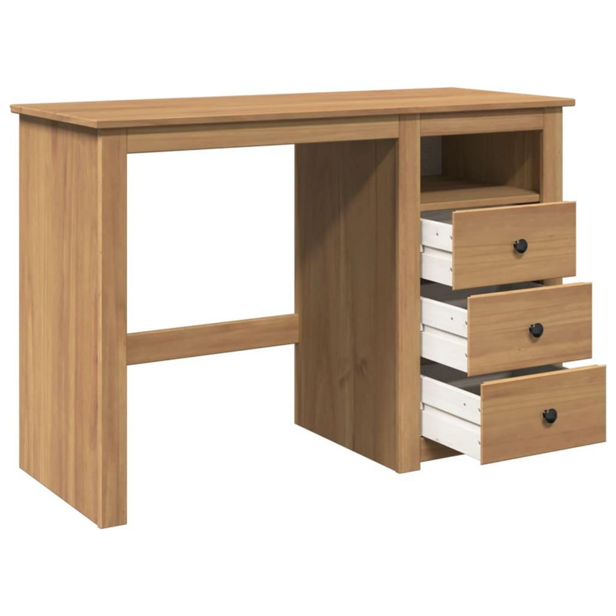 VIDAXL Bureau Panama 112x45x75 cm bois massif de pin