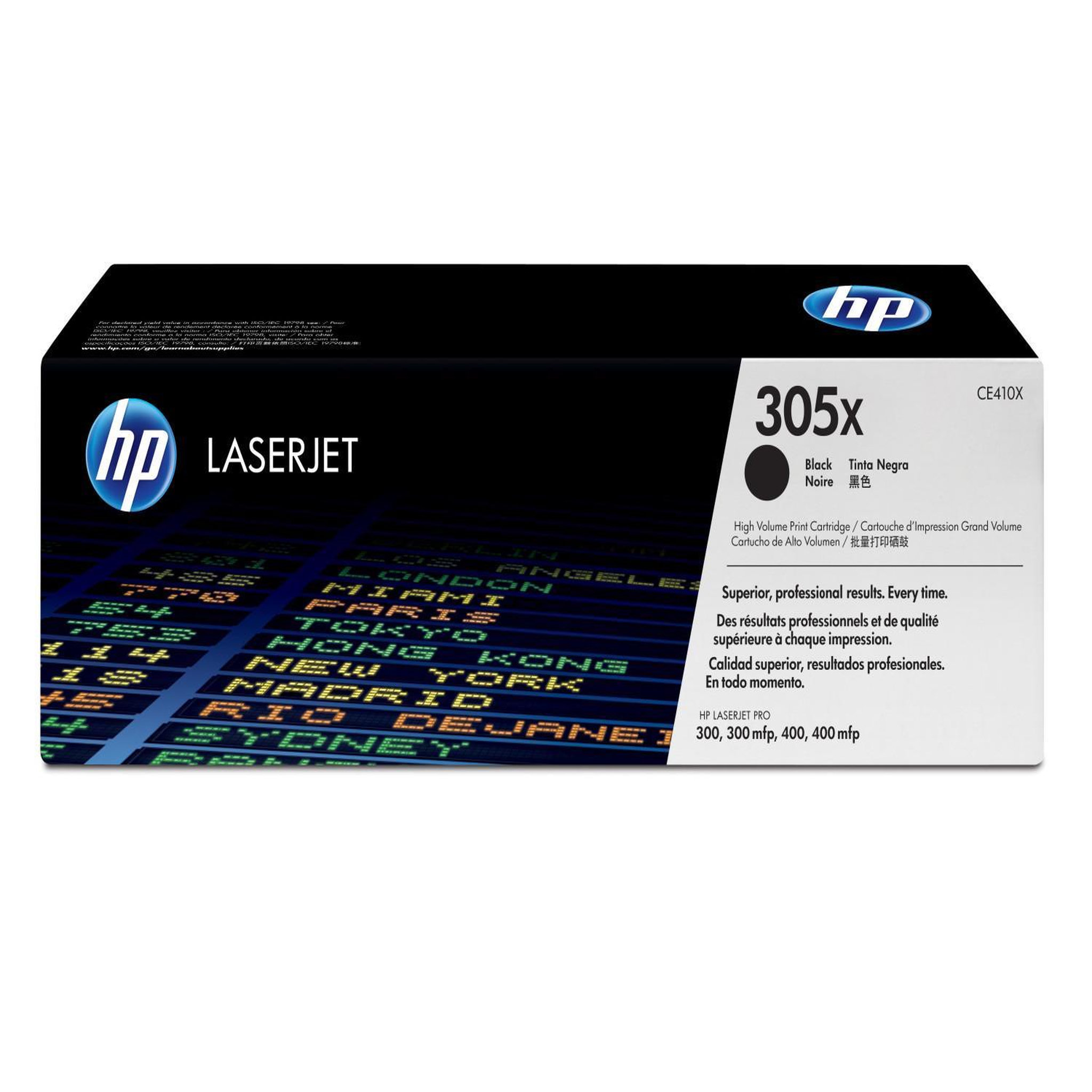 Voir la diapositive 2 : HP HP 305X Toner Noir grande capacite authentique CE410X