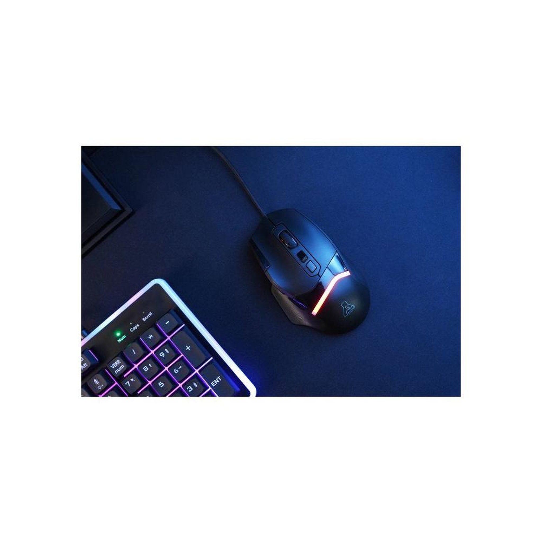 Voir la diapositive 6 : THE G-LAB Souris gaming filaire the g-lab kult palladium noire ergonomique 8 boutons rgb jusqu'à 12800 dpi capteur instant a825 1000 hz