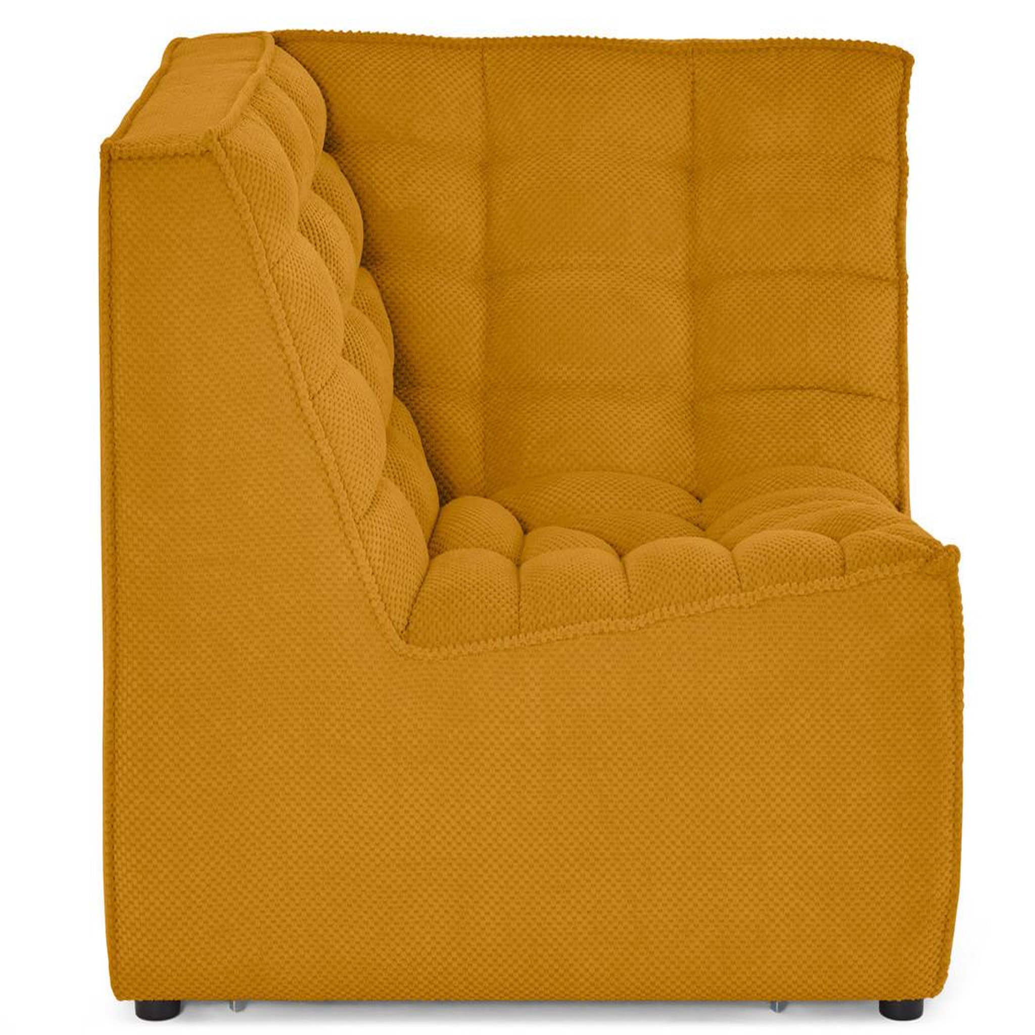 Voir la diapositive 5 : BEST MOBILIER Ellie - module d'angle en velours texturé