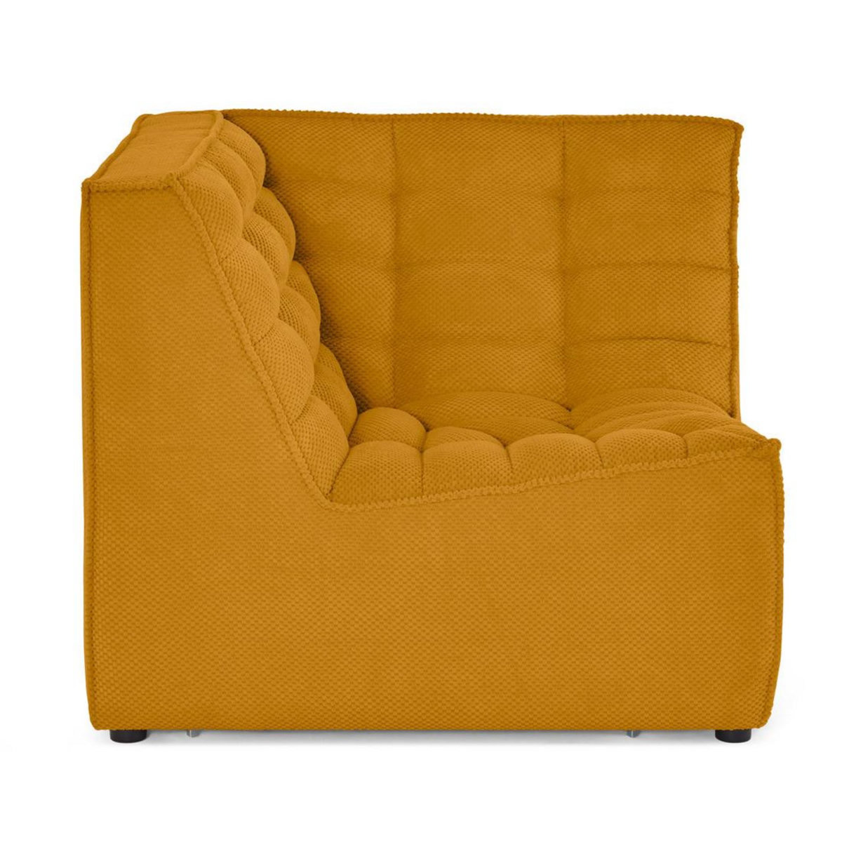 LISA DESIGN Ellie - module d'angle en velours texturé