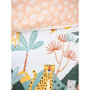 Voir la diapositive 2 : COTE DECO Parure de lit enfant Léopard - 100% coton adouci 57 fils - 140 x 200 cm