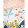 Voir la diapositive 2 : COTE DECO Parure de lit enfant Léopard - 100% coton adouci 57 fils - 140 x 200 cm
