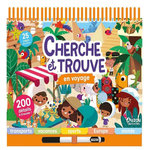 CHERCHE ET TROUVE EN VOYAGE. AVEC 1 FEUTRE EFFACABLE, Fabre Léa