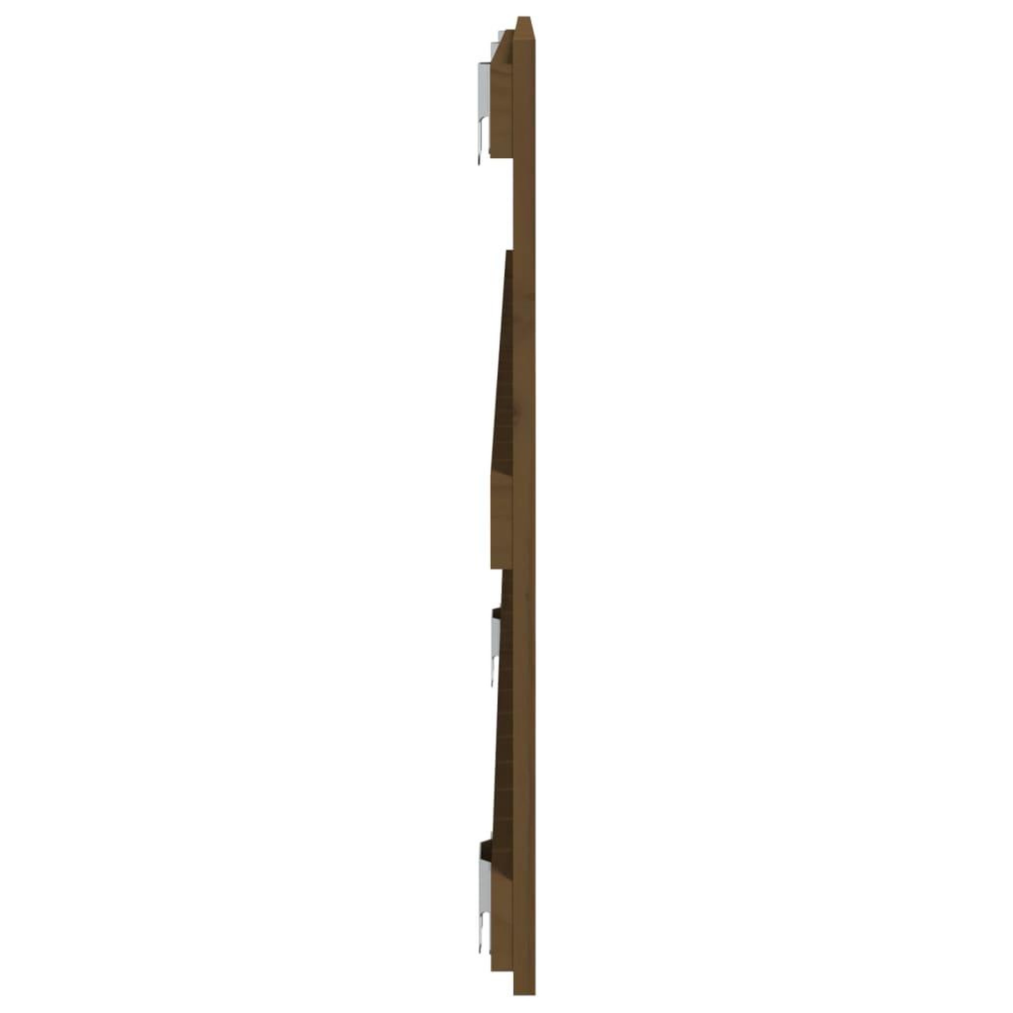 Voir la diapositive 5 : VIDAXL Tete de lit murale Marron miel 140x3x60 cm Bois massif de pin