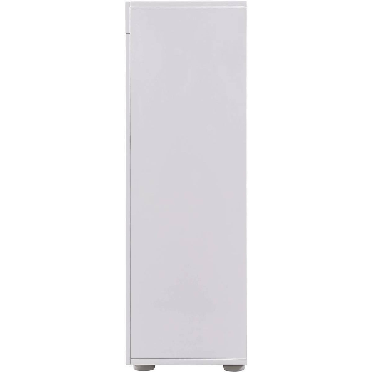 Habitat et Jardin Buffet LED  Bogota  - 155 x 40 x 92 cm - Chêne / Blanc laqué