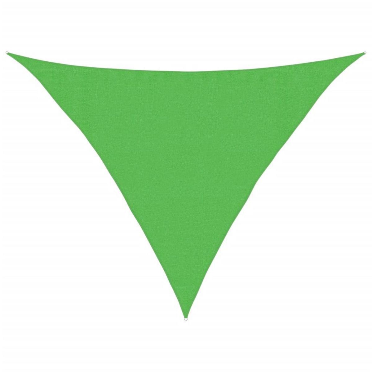 VIDAXL Voile d'ombrage 160 g/m^2 Vert clair 3,5x3,5x4,9 m PEHD