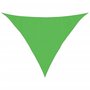 Voir la diapositive 2 : VIDAXL Voile d'ombrage 160 g/m^2 Vert clair 3,5x3,5x4,9 m PEHD
