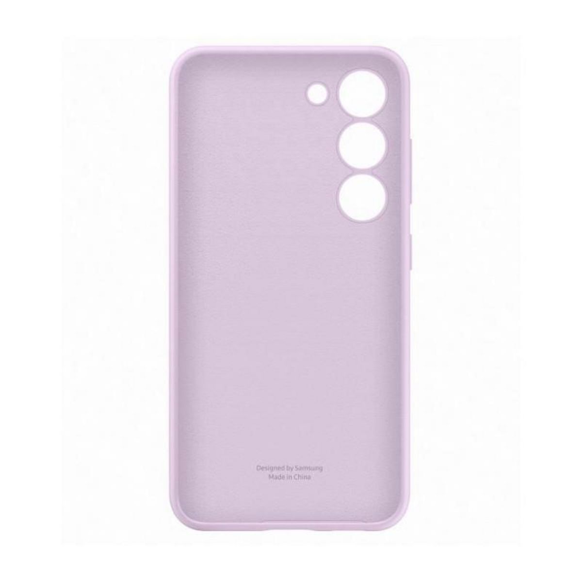 Samsung Coque en silicone pour Samsung Galaxy S23 5G Lilas