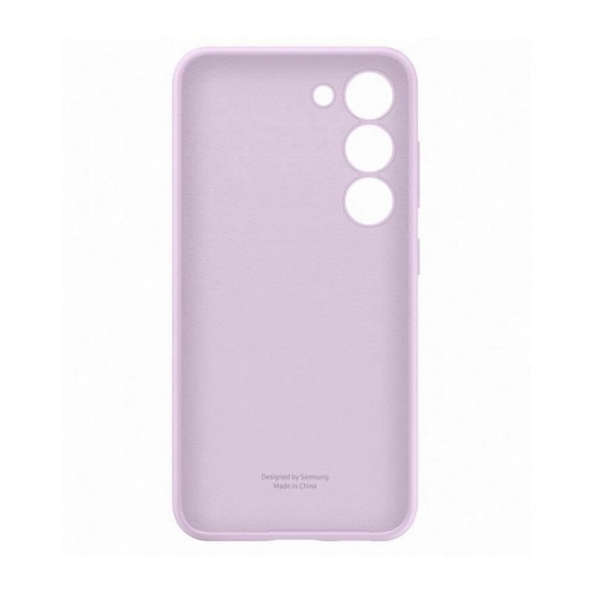 Samsung Coque en silicone pour Samsung Galaxy S23 5G Lilas