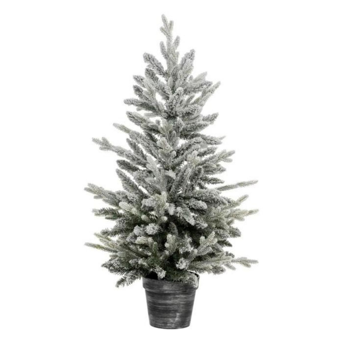 FEERIC LIGHT & CHRISTMAS Sapin de Noël Artificiel en Pot  Frosty  100cm Blanc