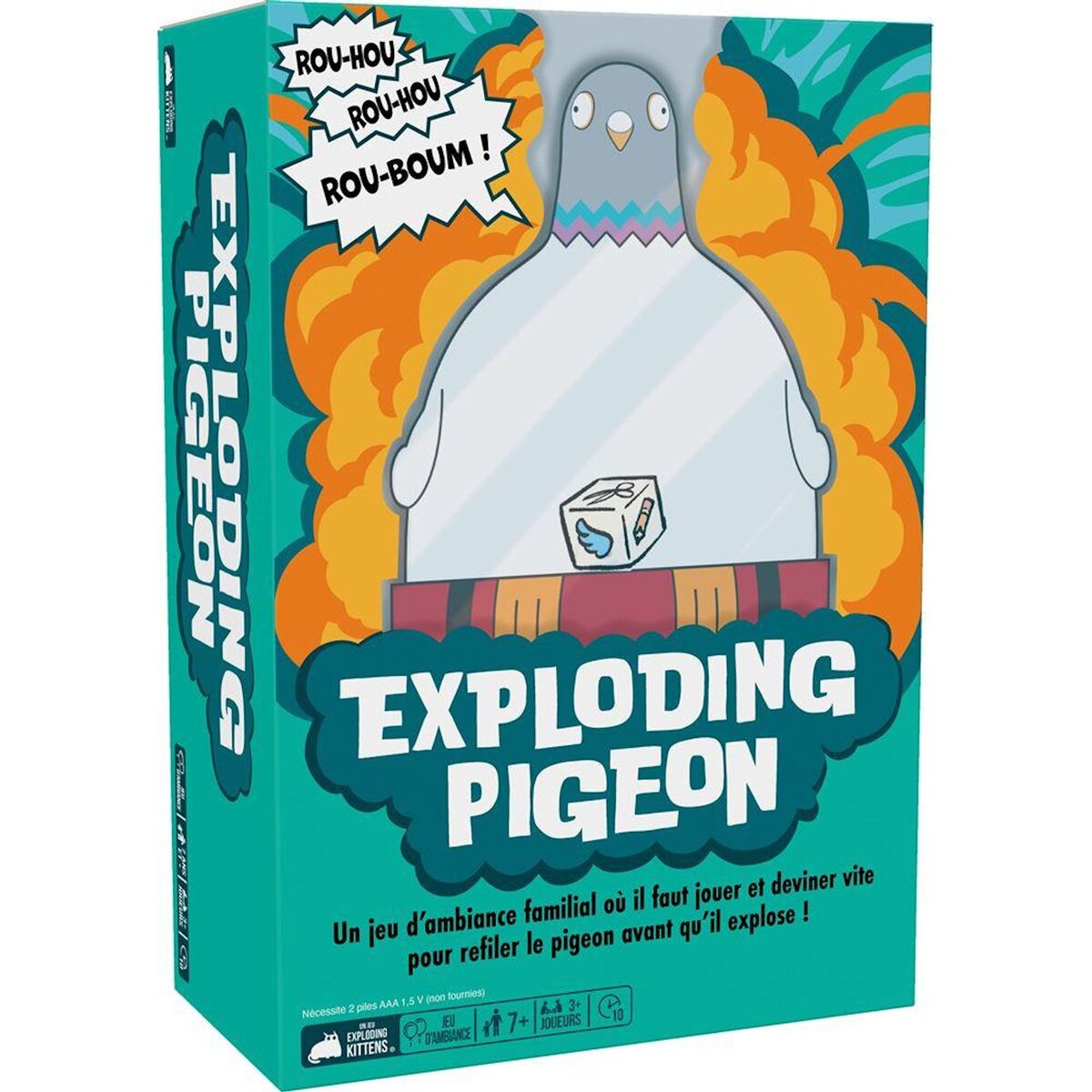 Asmodee Jeu d'ambiance Asmodee Exploding Pigeon