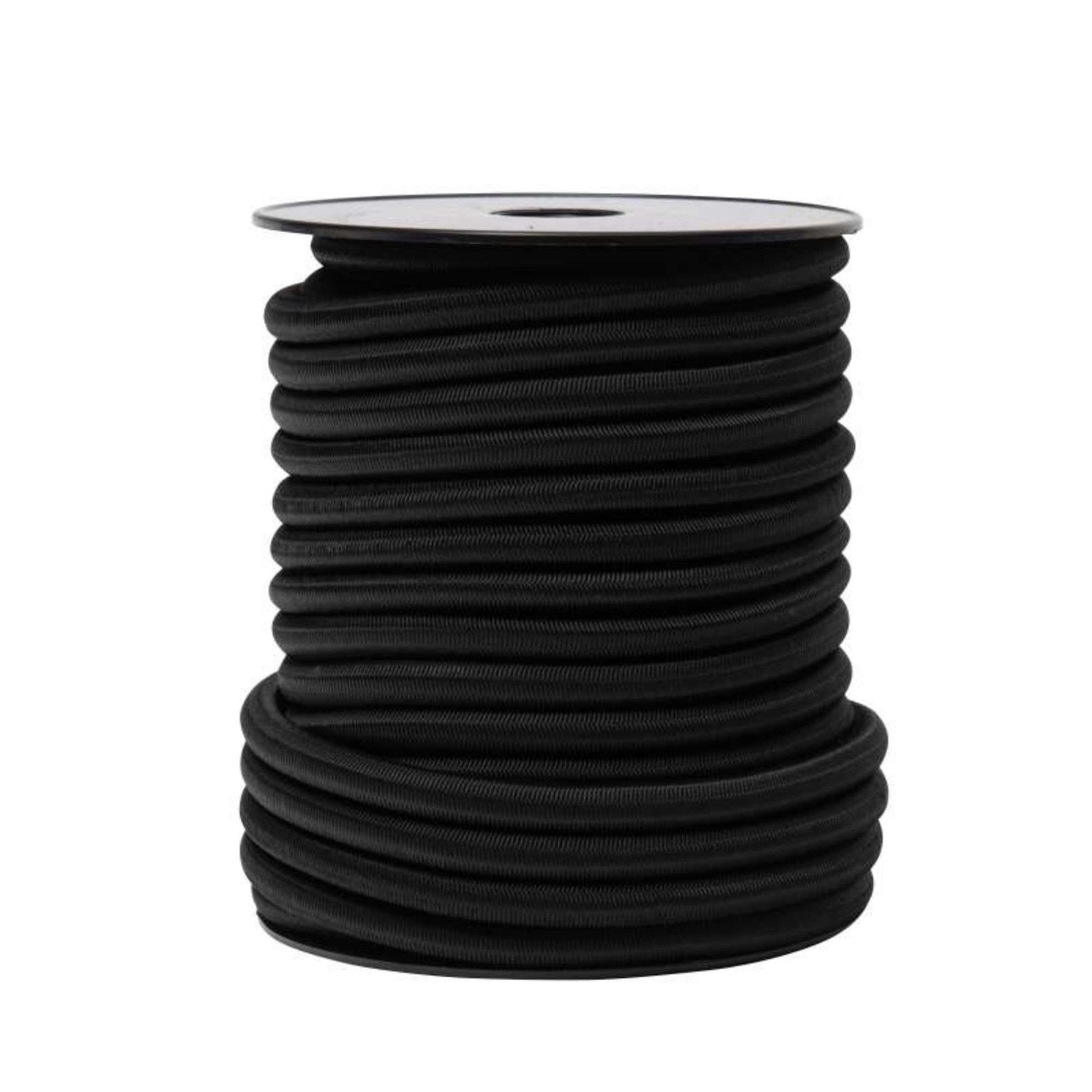 Voir la diapositive 1 :  Tendeur élastique noir Werkapro  Ø 10mm x 20m