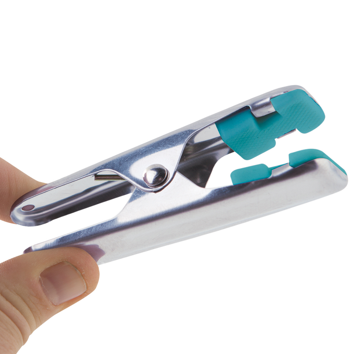 ID MARKET Séchoir à linge vertical pliable 3 niveaux OPTIMUM capacité 30M avec tringle télescopique cintres et pinces blanc et bleu