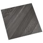 VIDAXL Planches de plancher autoadhesives 55 pcs PVC 5,11 m^2 Gris raye