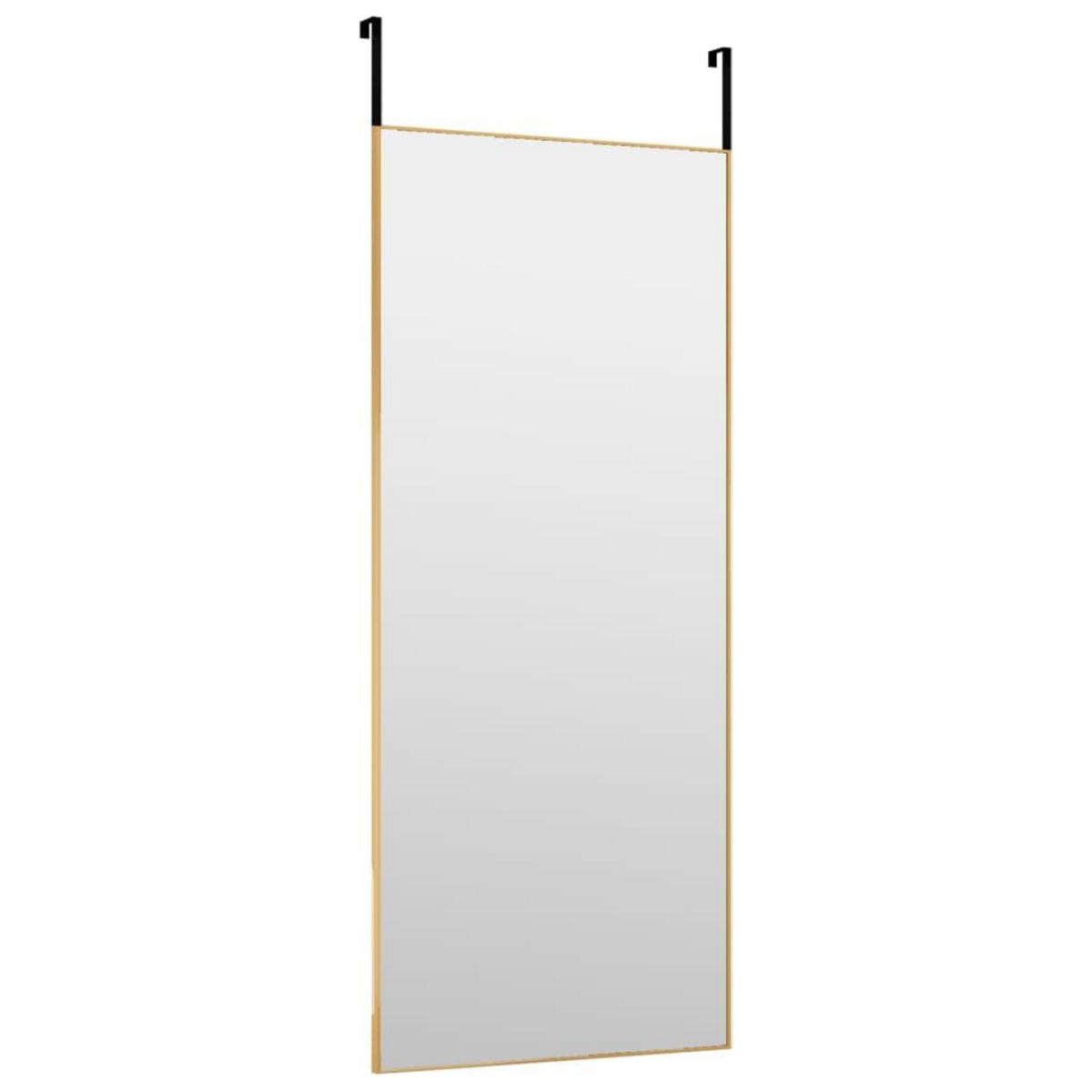 VIDAXL Miroir de porte Dore 40x100 cm Verre et aluminium