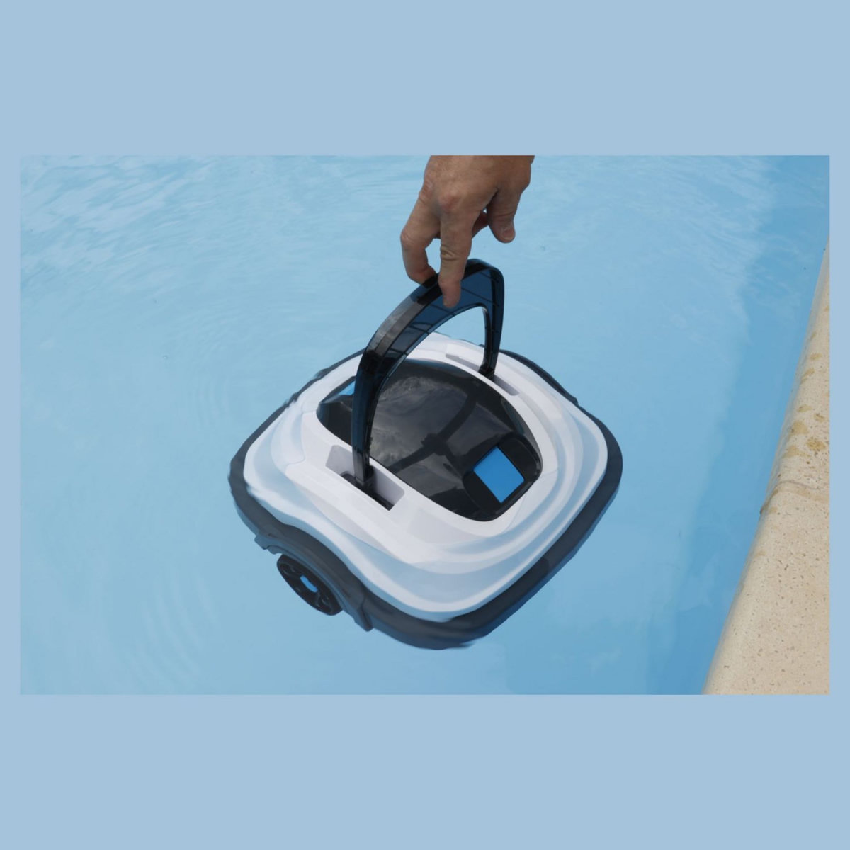 UBBINK Robot aspirateur piscine électrique -  15m² max - ACCU XS