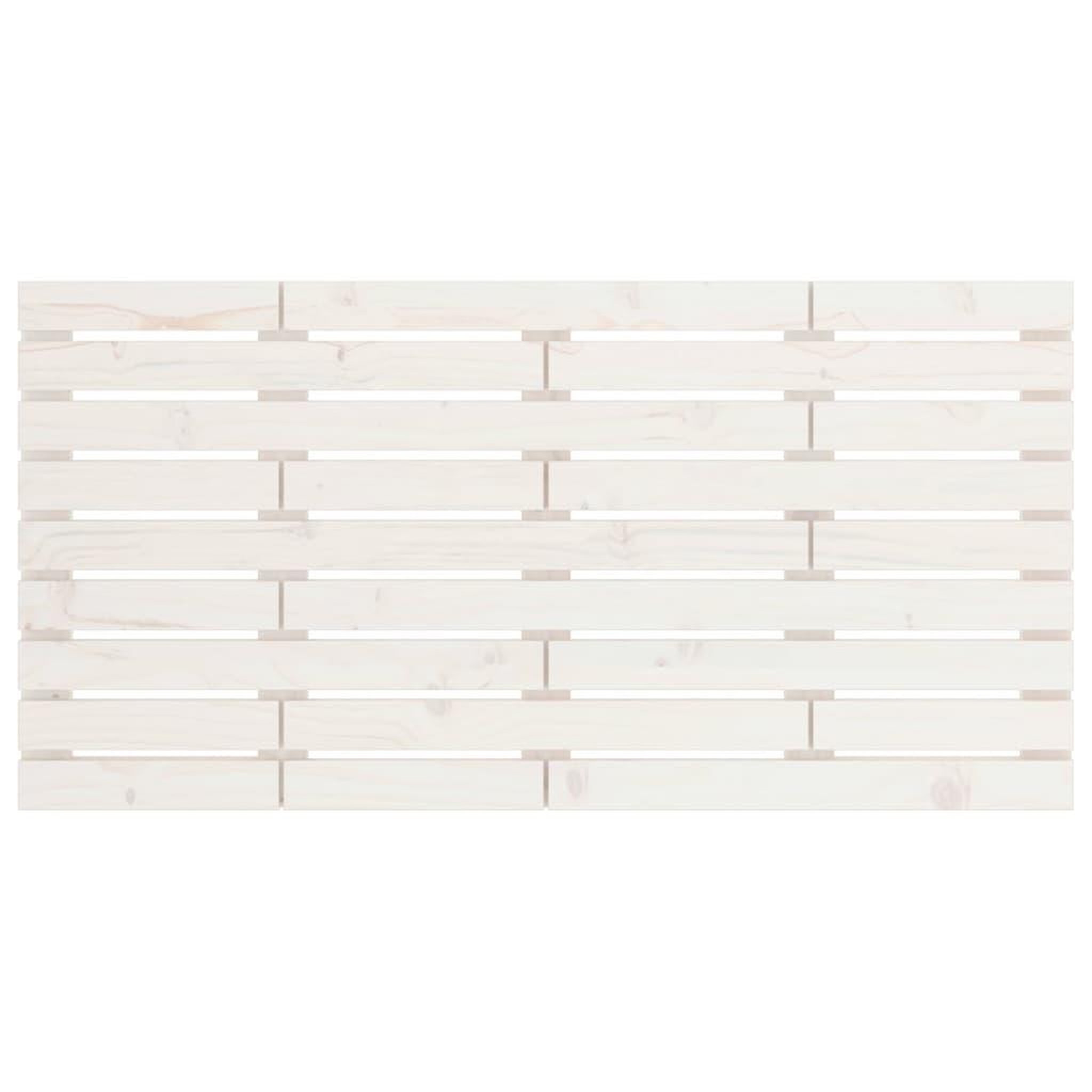 Voir la diapositive 4 : VIDAXL Tete de lit murale Blanc 146x3x63 cm Bois massif de pin