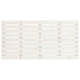 Voir la diapositive 4 : VIDAXL Tete de lit murale Blanc 146x3x63 cm Bois massif de pin
