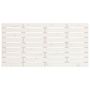 Voir la diapositive 4 : VIDAXL Tete de lit murale Blanc 146x3x63 cm Bois massif de pin