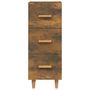 Voir la diapositive 5 : VIDAXL Buffet Chene fume 34,5x34x90 cm Bois d'ingenierie