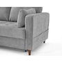 Voir la diapositive 6 : LISA DESIGN Anna - canapé d'angle gauche 5 places convertible en velours texturé