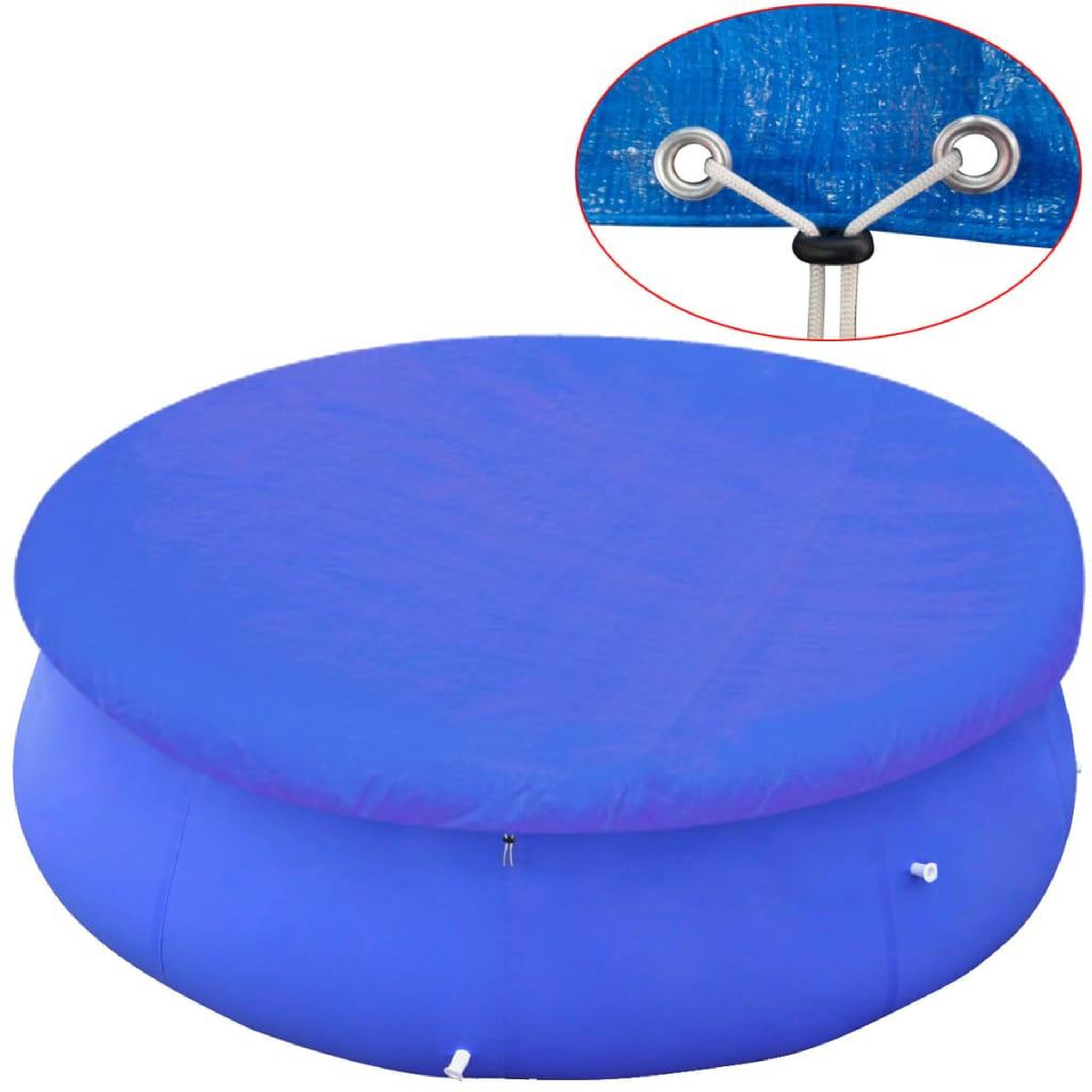 Voir la diapositive 1 : VIDAXL Couverture de piscine ronde hors sol de 450-457 cm