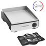 Voir la diapositive 1 : LAGRANGE Plancha électrique Pro 35S noir à poser, 40x35 cm + kit d'accessoires