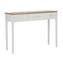 Voir la diapositive 1 : Paris Prix Console en Bois 3 Tiroirs  Matera  107cm Blanc & Naturel