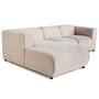 Voir la diapositive 2 : LISA DESIGN Suaro - canapé modulable d'angle gauche 4 places en tissu texturé