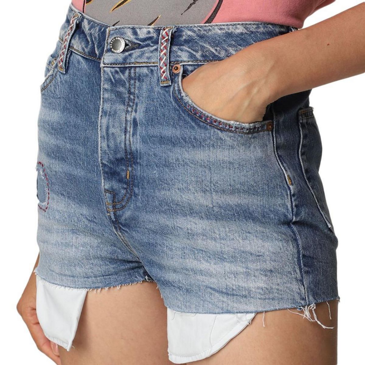 SUPERDRY Short en jean  Femme Superdry Skinny Hot