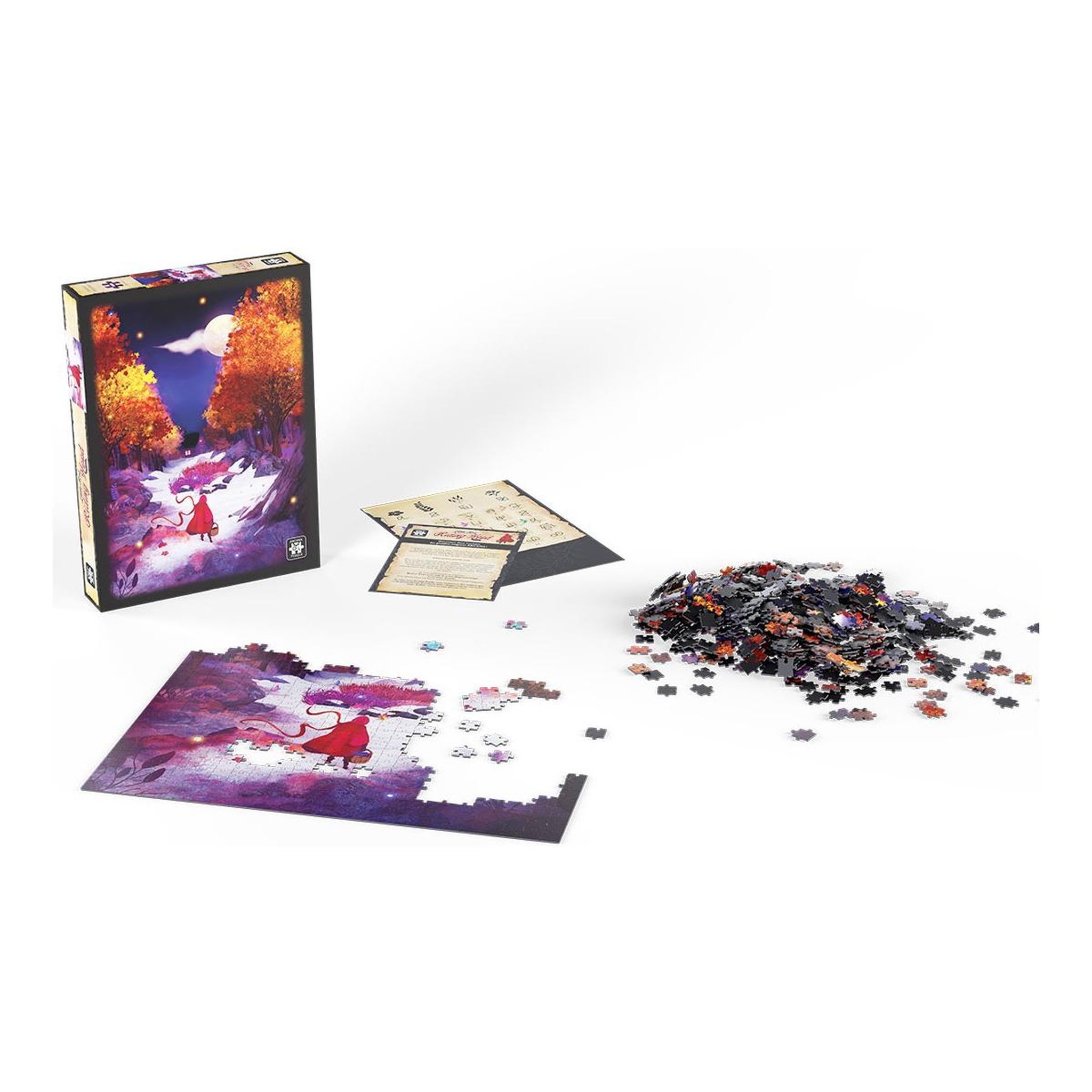 Voir la diapositive 2 : Gigamic Arcana puzzle : le petit chaperon rouge