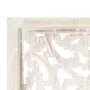 VIDAXL Cloison de separation 3 panneaux Blanc 120x165 cm Bois manguier