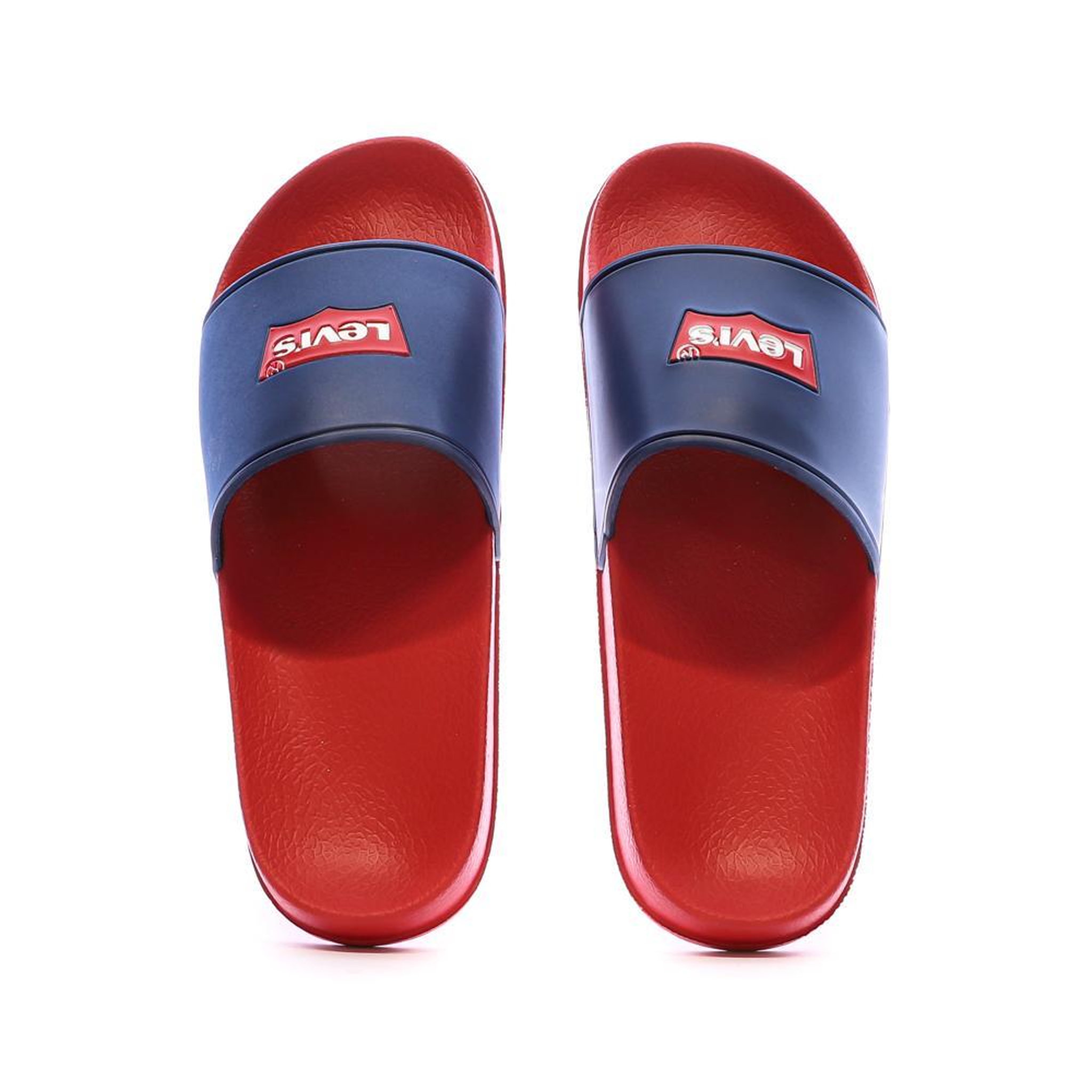 Voir la diapositive 4 : Levi's Claquettes Noir/Rouge Garçon Levi's Pool
