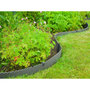 Voir la diapositive 3 : NATURE Bordure de jardin décorative Nature 2 motifs en PE recyclé, 12 x H13 cm, coloris gris