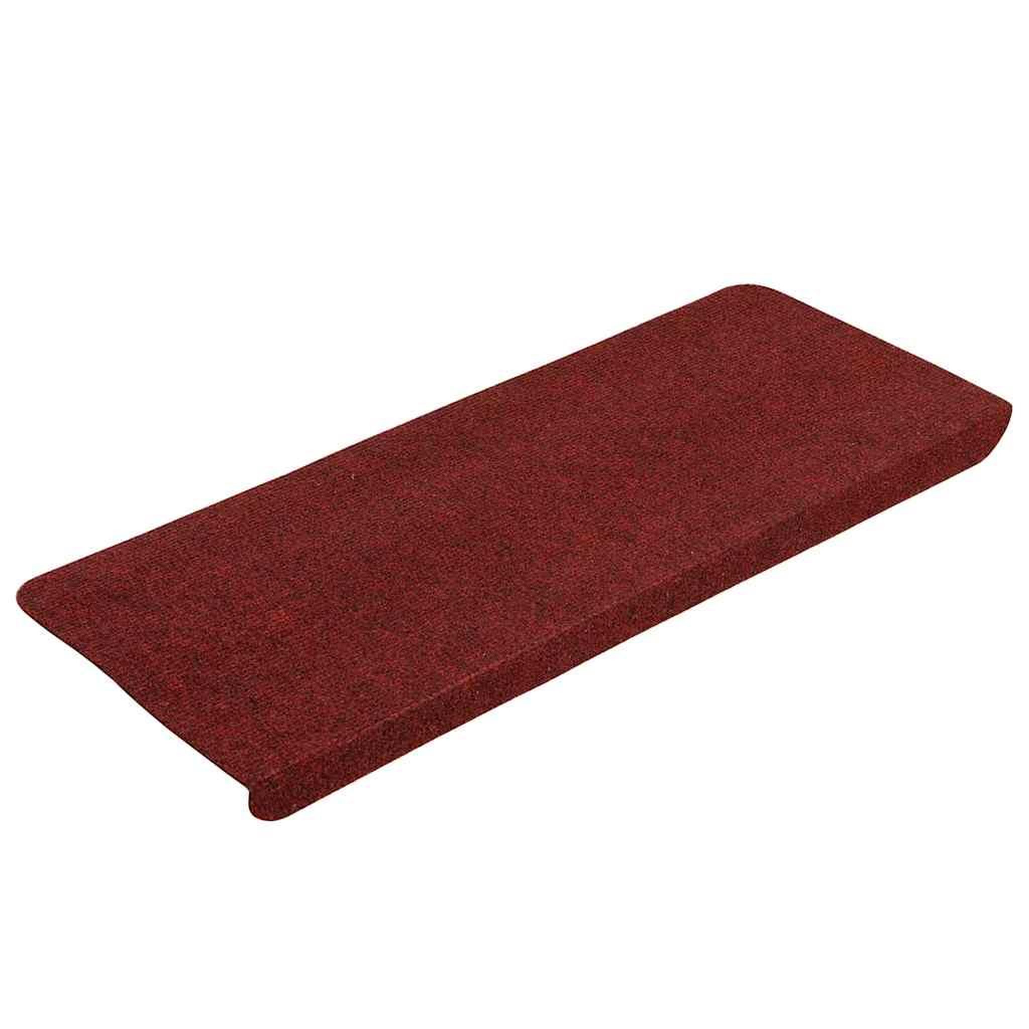 Voir la diapositive 2 : VIDAXL Tapis d'escalier auto-adhesifs 30 pcs rouge 65x24,5x3,5 cm